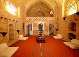 نمای داخلی یکی از شاهنشینهای کاروانسرا