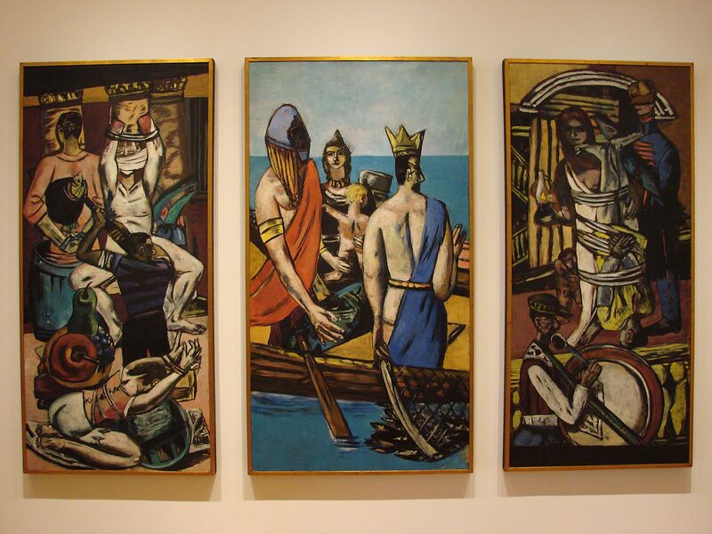 پرونده:Max Beckmann, Departure.jpg