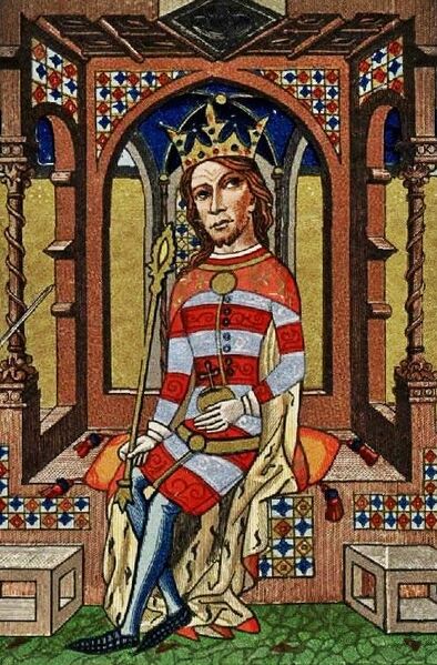 پرونده:Louis I (Chronicon Pictum).jpg
